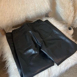 Aritzia leather pants